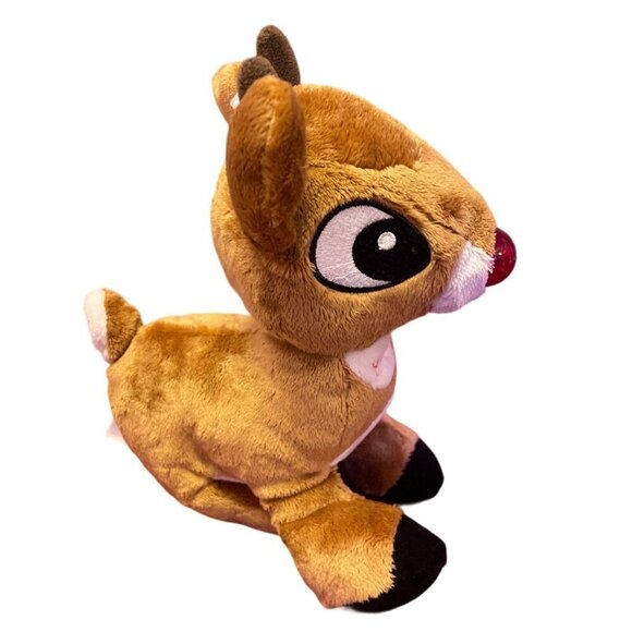 2019 Rudolph The Red Nosed Reindeer Musical Light Up Plush Christmas Holiday Toy - Picture 3 of 7